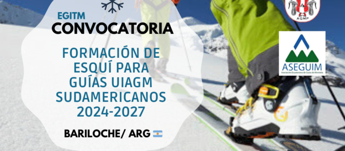 La EGITM te invita a ser parte de la formación de esquí para guías UIAGM Sudamericanos 2024-2027. A realizarse en Bariloche, Argentina. Para acceder a la convocatoria oficial dar click en el siguiente enlace: https://drive.google.com/.../1_BbLRKXOpR8Qkr_b.../view... Contacto Delegado Bolivia: Daniele Assolari (+591 74865925)